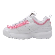 FILA Disruptor II KD Frills White Kids Sneakers (IN-85551)-2.5-White