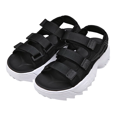 FILA Disruptor SD Black Kids Sandals (IN-42084)-Black-2.5-2