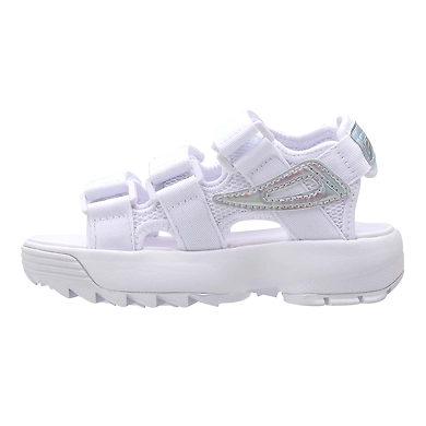 FILA Disruptor SD KD White Kids Sandals (IN-55662)-IN-55662-4-5