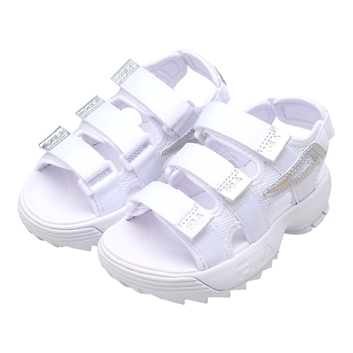 FILA Disruptor SD KD White Kids Sandals (IN-55662)-White-6-2