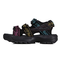 FILA Disruptor SD Pipe KD Black Kids Sandals (IN-49475)-Black-2.5