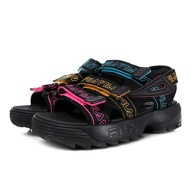 FILA Disruptor SD Pipe KD Black Kids Sandals (IN-49475)-Black-4-2