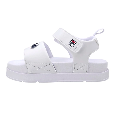FILA Drifter Jacked Up White Kids Sandals (IN-91917)-IN-91917-4-5