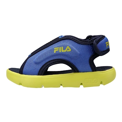 FILA Fun Muff Blue Kids Sandals (IN-36449)-Blue-2.5-1