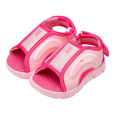 FILA Fun Muff Pink Kids Sandals (IN-33209)-Pink-6-2