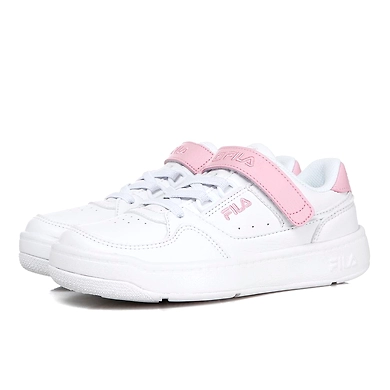 FILA FX Belt Wrap White Kids Velcro Shoes (IN-10491)-White-3.5-2