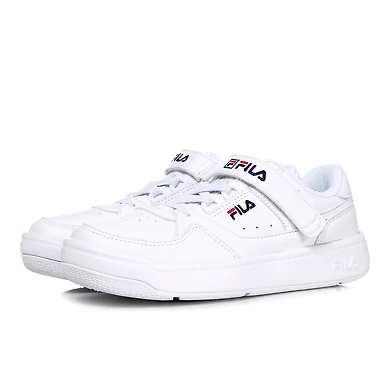 FILA FX-Bellevue Kids White Kids Velcro Shoes (IN-41350)-White-4.5-2