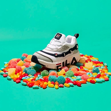 FILA GGUMI White Kids Running Shoes (IN-11715)-IN-11715-6