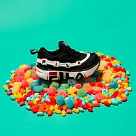 FILA GGUMI White Kids Running Shoes (IN-63076)
