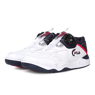 FILA KJ7 Boa White Kids Basketball Shoes (IN-93566)-White-4.5-2