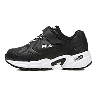 FILA Range KD Black Kids Velcro Shoes (IN-33461)