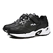 FILA Range KD Black Kids Velcro Shoes (IN-33461)-Black-3.5-2-sm