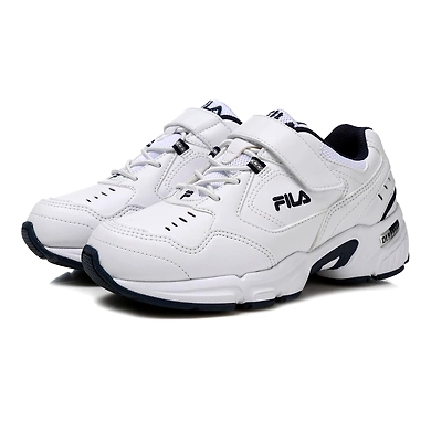 FILA Range KD White Kids Velcro Shoes (IN-37248)-White-3-2