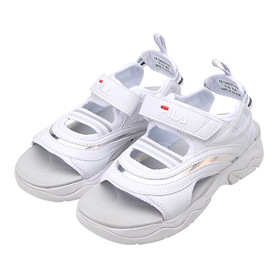 FILA Ray KD Silver Kids Sandals (IN-95881)-Silver-6-2
