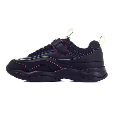 FILA Ray Pipey KD Black Kids Sneakers (IN-60397)-Black-4-1