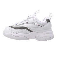 FILA Ray Tapey Tape TD White Infant Sneakers (IN-47486)-White-2.5
