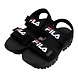 FILA Ray Tracer SD Black Kids Sandals (IN-49998)-Black-3.5-2-sm