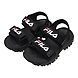 FILA Ray Tracer SD Black Kids Sandals (IN-70882)-Black-5-2-sm