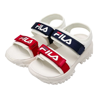 FILA Ray Tracer SD White Kids Sandals (IN-38835)-White-4.5-2