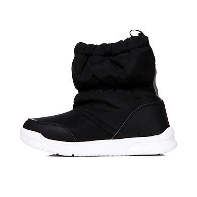 FILA Snow Pudding Slip-On KD Black Kids Winter Shoes (IN-26793)-IN-26793-3-5