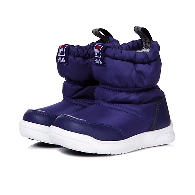 FILA Snow Pudding Slip-On KD Navy Kids Winter Shoes (IN-70964)-Navy-5-2
