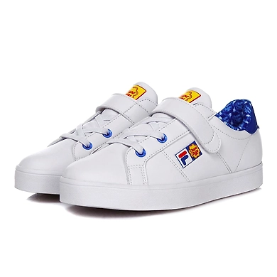 FILA X Chupa Chups Court Deluxe KD Blue Kids Velcro Shoes (IN-76941)-Blue-6-2
