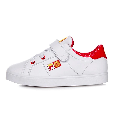FILA X Chupa Chups Court Deluxe KD Red Kids Velcro Shoes (IN-57456)-IN-57456-3