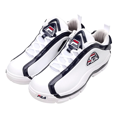 FILA 96 Low White Mens Basketball Shoes (IN-53770)-White-5-2