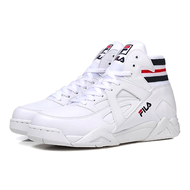 FILA Cage TC White Mens High Tops (IN-74496)-9-White-2