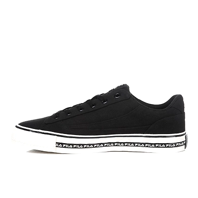 FILA Center Court B Black Mens Canvas Shoes (IN-73595)-Black-5-2
