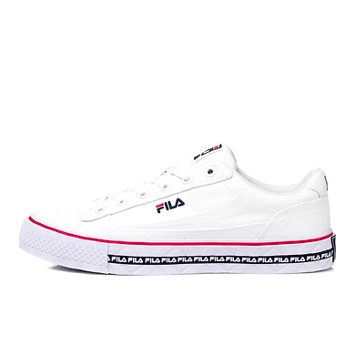 FILA Center Court B White Mens Canvas Shoes (IN-13871)-White-5-1