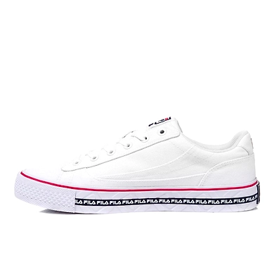 FILA Center Court B White Mens Canvas Shoes (IN-13871)-6-White-2