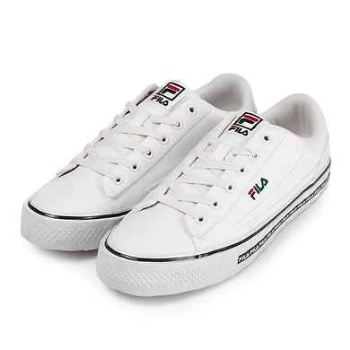 FILA Center Court B White Mens Canvas Shoes (IN-45874)-IN-45874-5-5