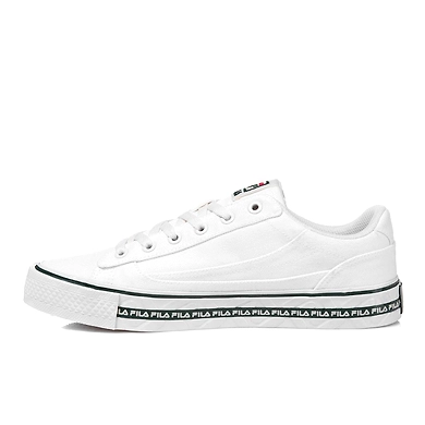 FILA Center Court B White Mens Canvas Shoes (IN-45874)-9-White-2