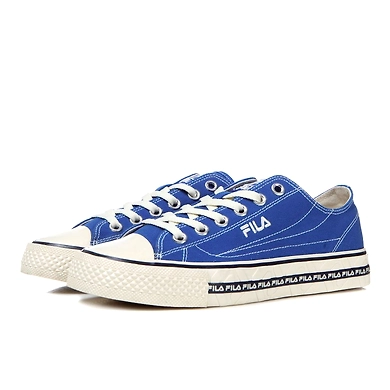 FILA Center Court S Blue Mens Canvas Shoes (IN-61855)-7-Blue-2