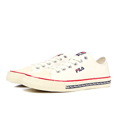 FILA Center Court S White Mens Canvas Shoes (IN-88061)-7-White-2