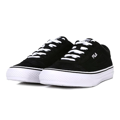 FILA Classic Boarder Black Mens Canvas Shoes (IN-94902)-6.5-Black-2