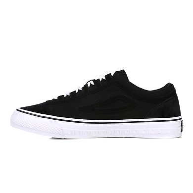 FILA Classic Boarder Black Mens Canvas Shoes (IN-94902)-Black-8-1