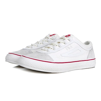 FILA Classic Boarder Off White Mens Canvas Shoes (IN-38309)-8.5-Off White-2