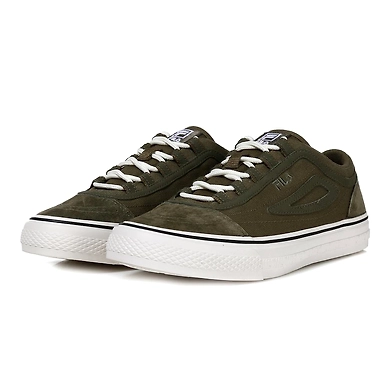 FILA Classic Boarder Olive Mens Canvas Shoes (IN-96309)-5.5-2