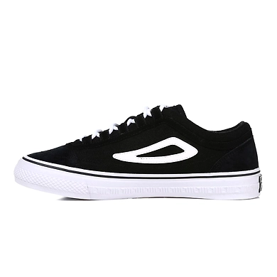 FILA Classic Boarder Point Black Mens Canvas Shoes (IN-48282)-9-Black-1