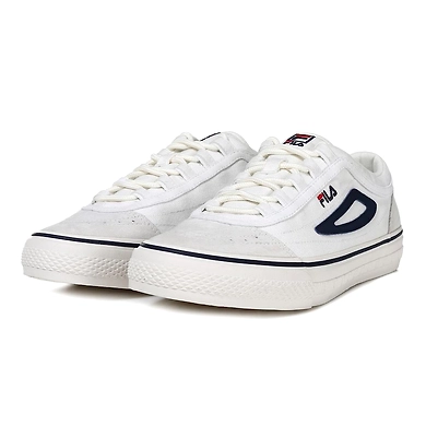 FILA Classic Boarder Point White Mens Canvas Shoes (IN-90602)-White-8-2