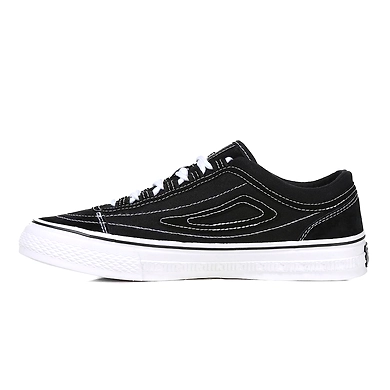 FILA Classic Boarder Stitch Black Mens Canvas Shoes (IN-87646)-9-Black-1