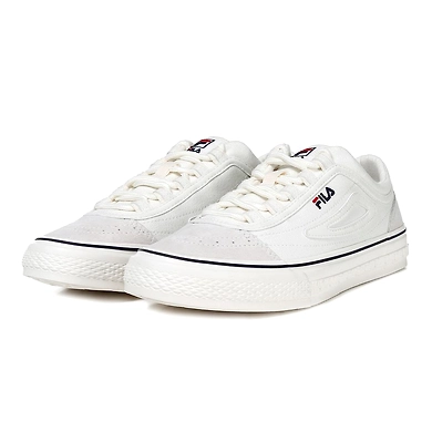FILA Classic Boarder White Mens Canvas Shoes (IN-29763)-White-5-2