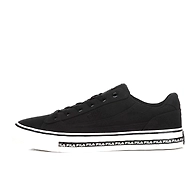 FILA Center Court B Black Womens Canvas Shoes (IN-89653)-2.5-Black