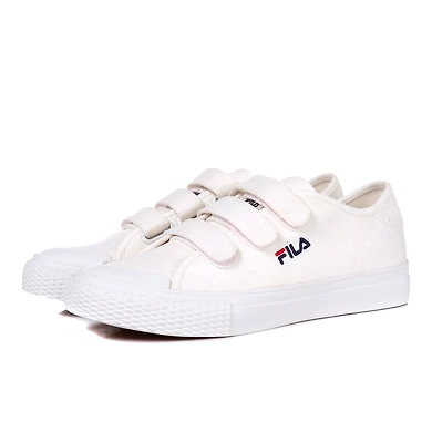 FILA Classic Kicks B VC Off White Womens Velcro Shoes (IN-21484)-Off White-2.5-2