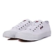 FILA Classic Kicks B White Womens Canvas Shoes (IN-88378)-6.5-White-2-sm