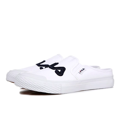 FILA Classic Kicks B White Womens Mule (IN-43054)-5-White-2