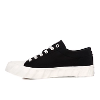 FILA Classic Kicks G Black Womens Canvas Shoes (IN-70561)-2.5-Black