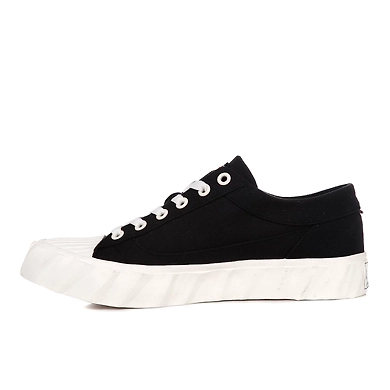 FILA Classic Kicks G Black Womens Canvas Shoes (IN-70561)-4.5-Black-1